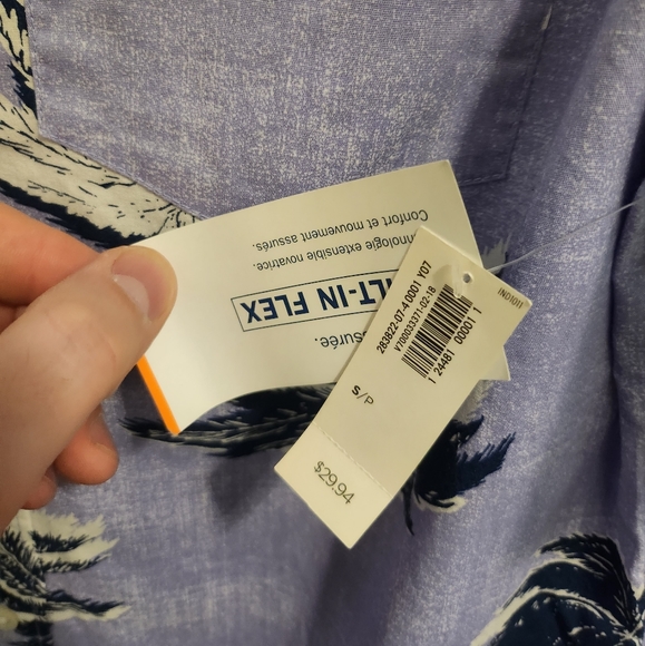 Men's Short Sleeve Button Front Summer Shirt Size S Old Navy - Picture 3 of 5